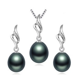 Комплект Natural pearls Black