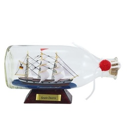 Макет на кораб Sea Club Seute Deern в стъклена бутилка