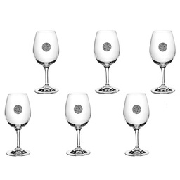 Луксозен сет чаши за вино DG098, Дървото на живота