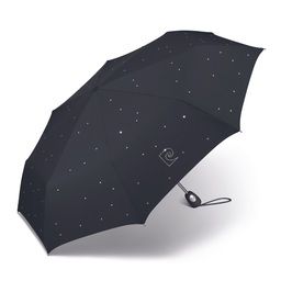 Дамски чадър Pierre Cardin, Черен с кристали