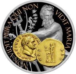 Сребърна монета "Нептун, Богът на океаните и водите"