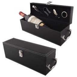 Луксозна кожена кутия за вино
