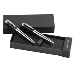 Луксозен комплект за подарък от химикалка и писалка Black Zoom