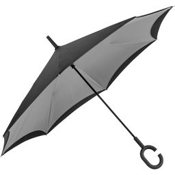 Чадър с двойна подплата Black & Gray