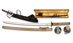Самурайски меч 31677 в луксозна дървена кутия