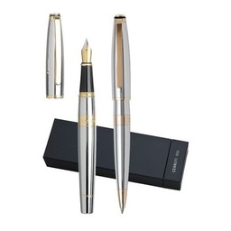 Луксозен комплект за подарък от химикалка и писалка Ducolore