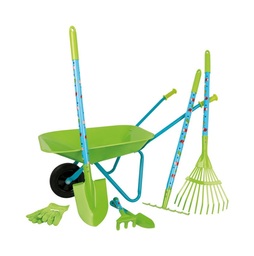 Детски градински комплект с количка, Small Foot, 7 части