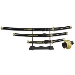 Комплект самурайски мечове катана, уакизаши и танто 31515NE Toledo Imperial
