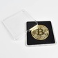 Колекционерски медал Bitcoin, с позлата в капсупа