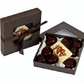 Кутия с 8 шоколадови бонбона и плочка Love