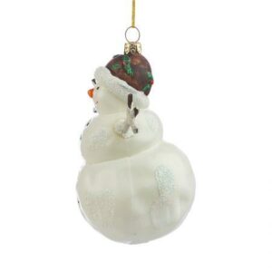 Стъклена играчка Снежен човек L185