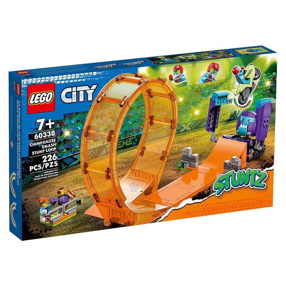 Конструктор LEGO City Каскадьорски лупинг Chimpanzee Smash 60338