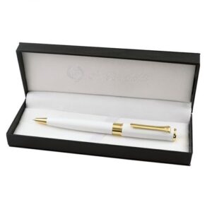 Химикалка Nim White & Gold