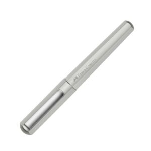 Писалка Faber-Castell Hexo, матово сребриста
