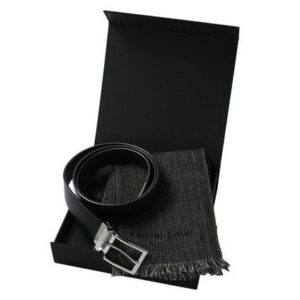 Комплект шал и колан Shevron black