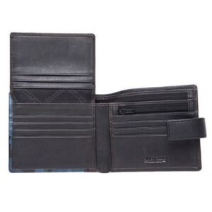 Мъжки портфейл SILVER FLAME SFT1823, серия Камуфлаж синьо