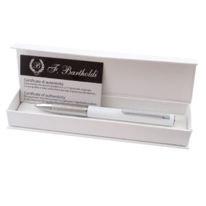 Химикалка Elegant White & Silver