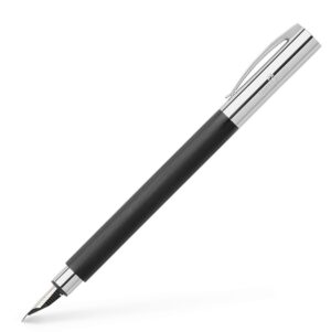 Писалка Faber-Castell Ambition скъпоценна смола, M черна