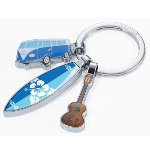 Ключодържател Troika SURFMATE T1, сърф, VW кемпер и китара