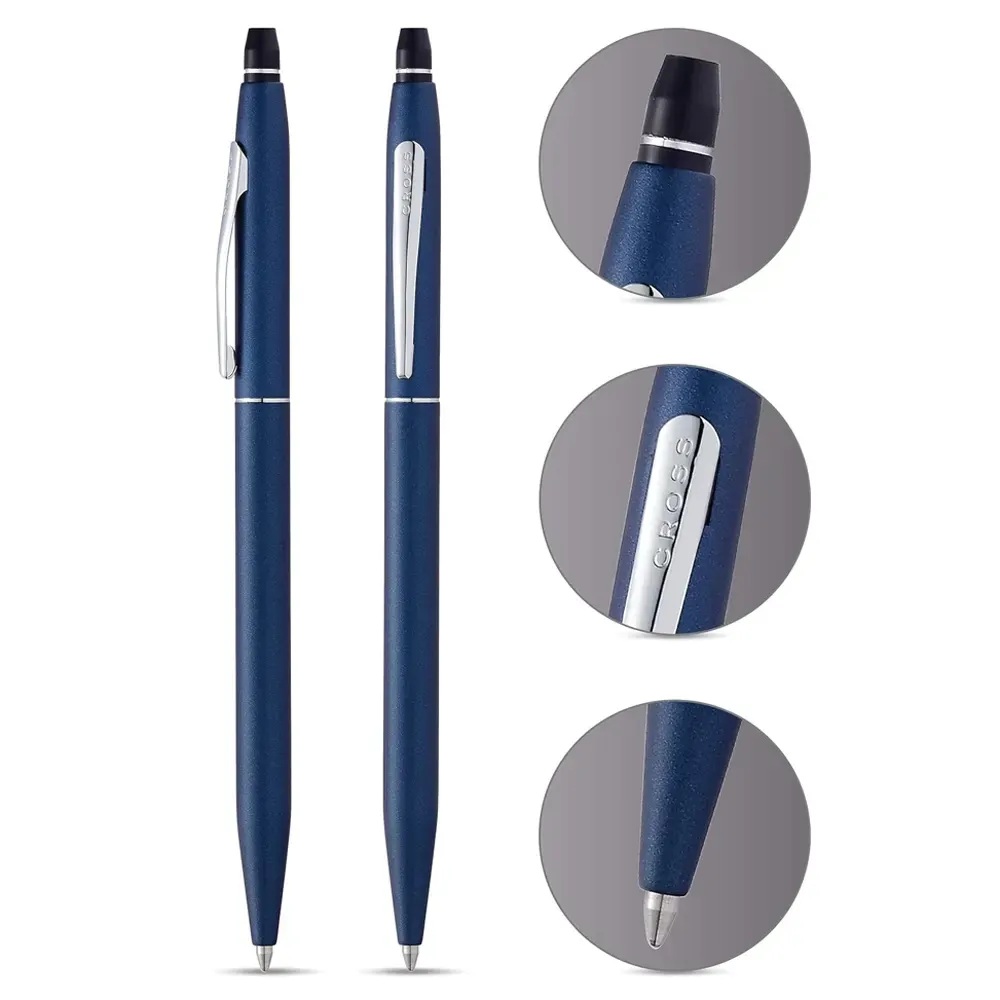 Комплект Cross Click™ Midnight Blue, химикалка и тефтер А5 - Image 3