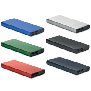 Мобилна външна батерия Elegance metal 10000 mAh, 2 USB изхода
