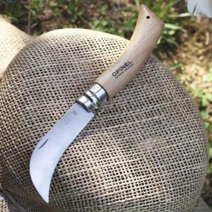 Сгъваем градински нож за присаждане Opinel №8 Inox, острие 8 см
