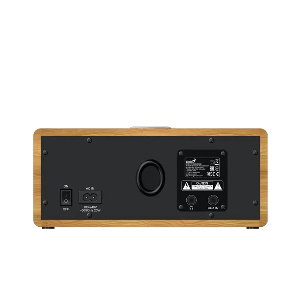 Тонколона Genius SP-HF505BT, Bluetooth 5.3, 20 W, дървесен дизайн - Image 3