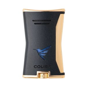 Луксозна запалка Colibri Slim Black & Gold