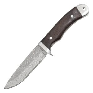 Туристически нож Haller Damascus Knife Wenge, 10 см острие от дамаска стомана