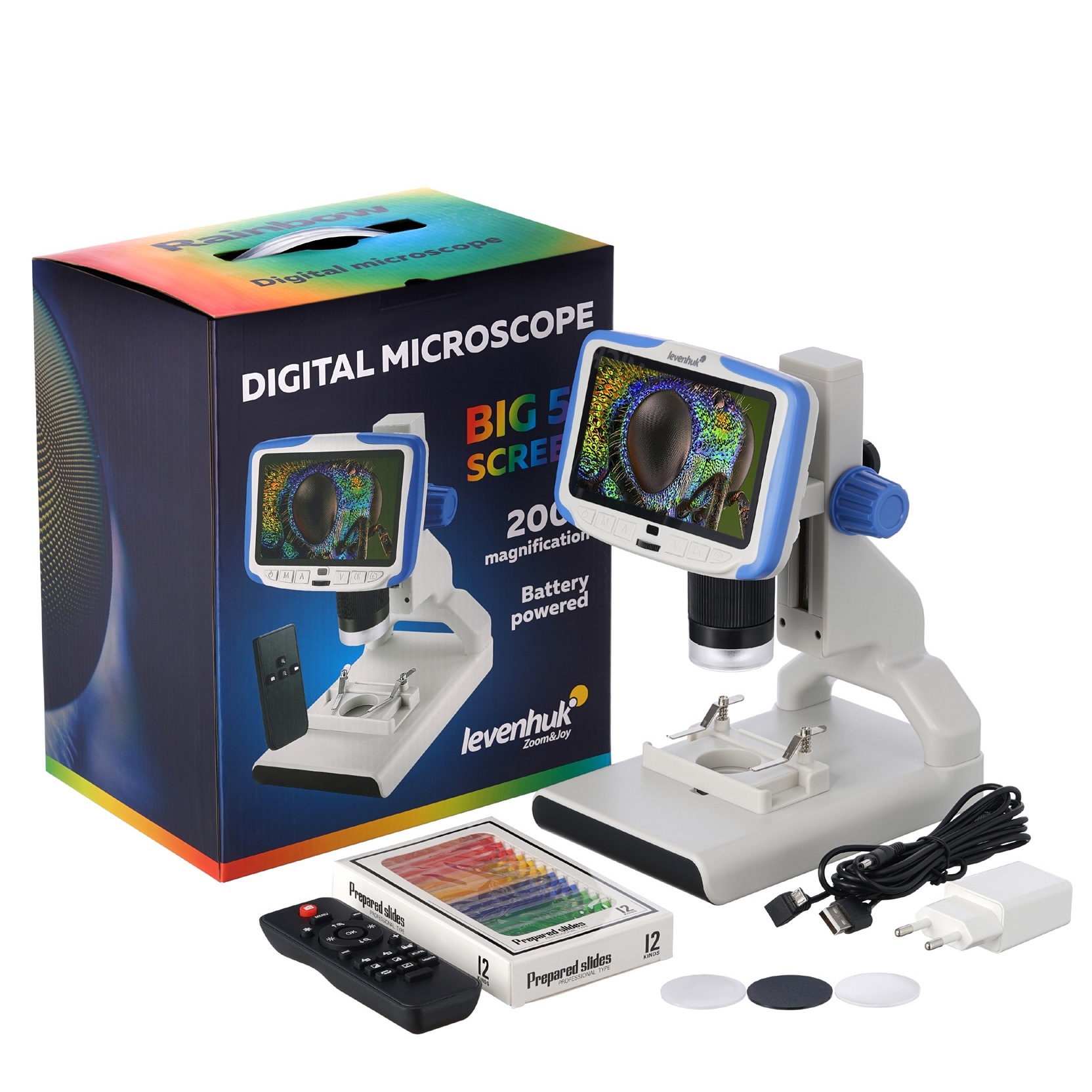 Цифров микроскоп Levenhuk Rainbow DM500 LCD - Image 5