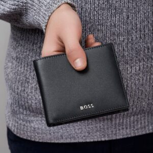 Мъжки портфейл BOSS Classic Smooth Black