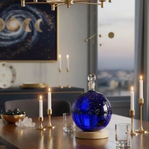 Декантер Mikamax Constellation Globe, с LED осветление, 750 мл Декантер Mikamax Constellation Globe, с LED осветление, 750 мл