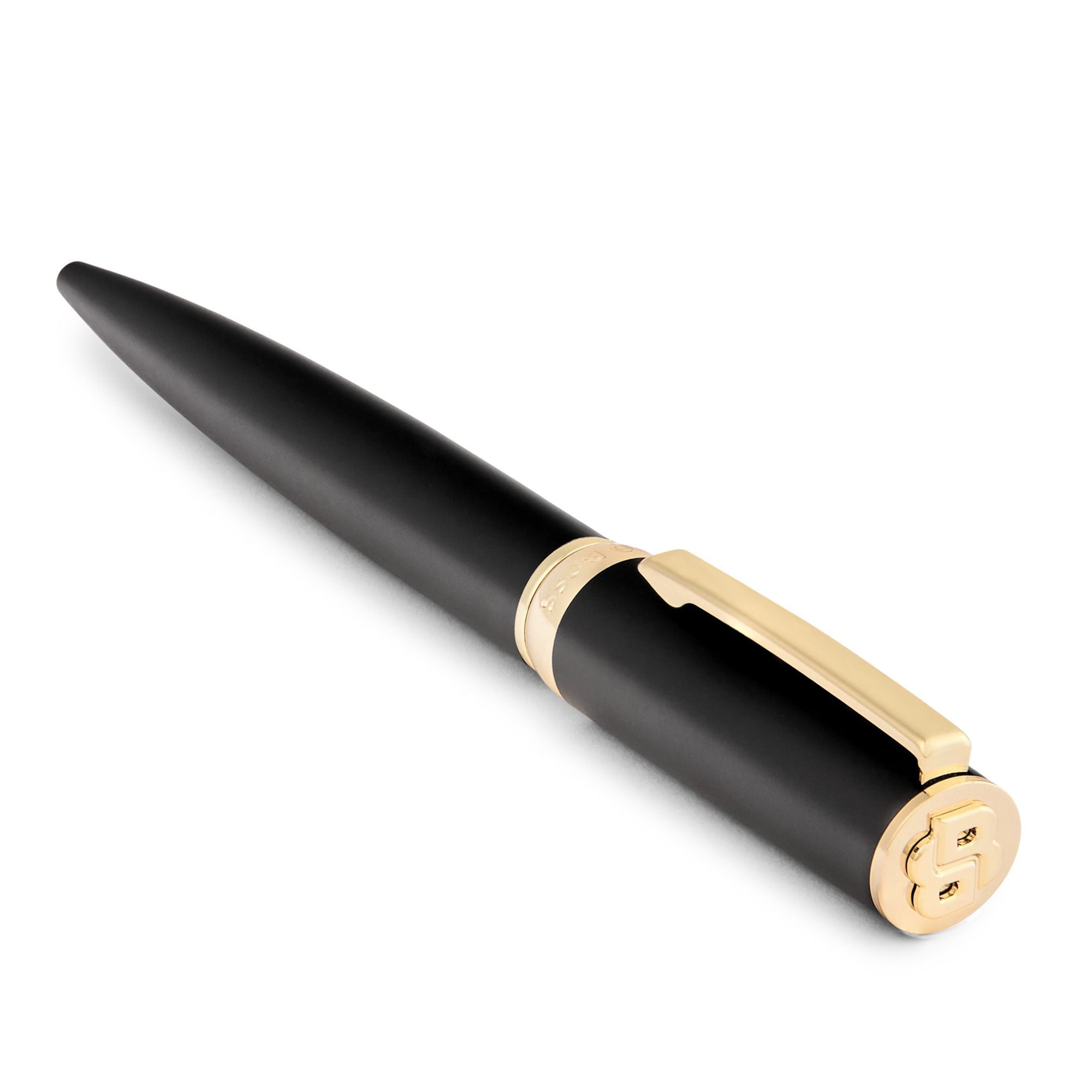 Химикалка HUGO BOSS Double B, Arche Black & Gold - Image 3