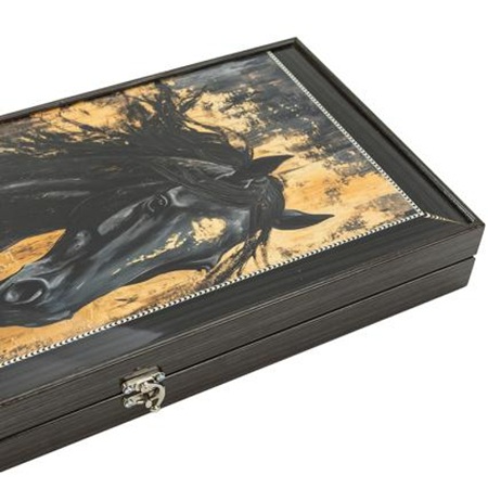 Луксозна табла Horse XXL Tabla®, 50 см, с художествен портрет на кон - Image 5