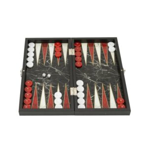 Луксозна табла Black Marble L Tabla®, 42 см, с мраморен ефект
