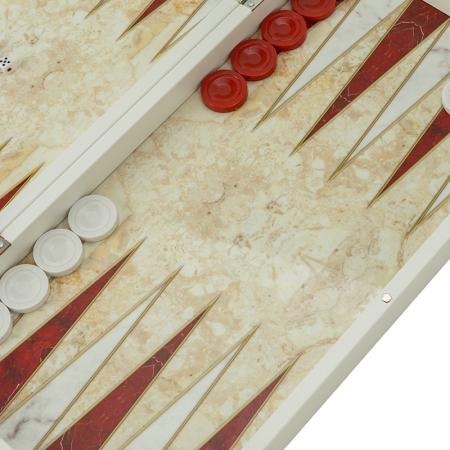 Луксозна табла Red Marble XXL Tabla®, 50 см, с мраморен дизайн - Image 3