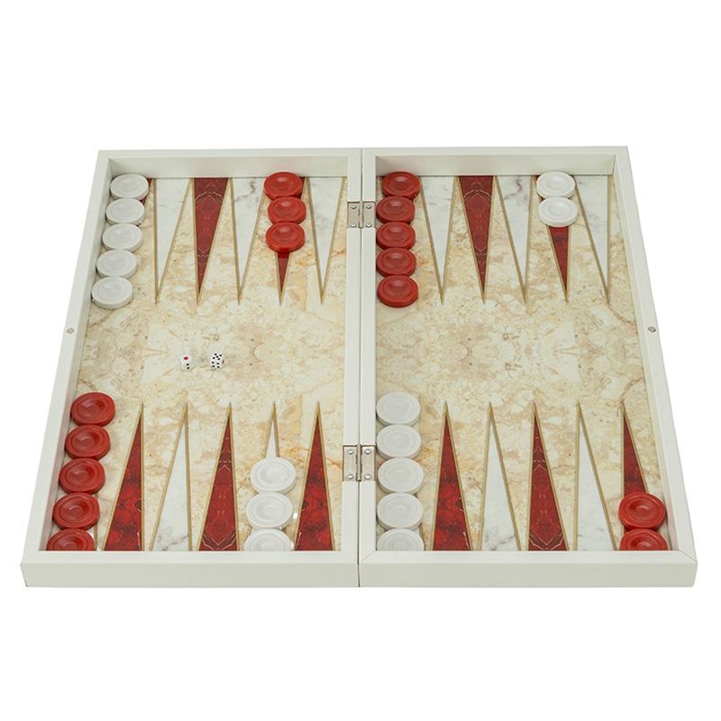 Луксозна табла Red Marble XXL Tabla®, 50 см, с мраморен дизайн