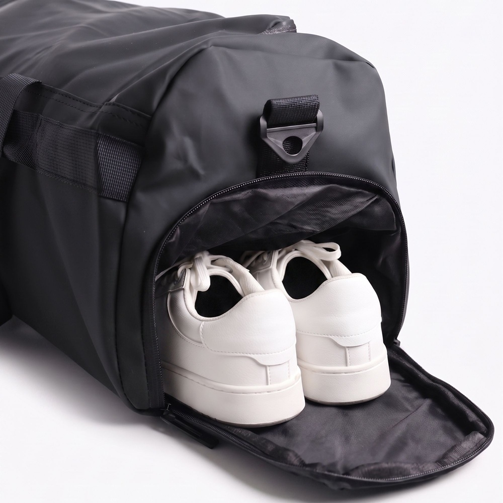 Сак за пътуване Urban Travel Black, с отделение за лаптоп и обувки - Image 3
