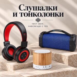 Слушалки и тонколонки