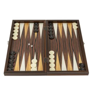 Луксозна табла Premium Ebony Backgammon Tabla® XXL, 50 см, с шахматно поле