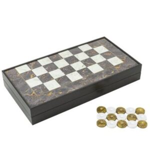 Луксозна табла Grey Marble L Tabla®, 42 см, със сив мраморен ефект