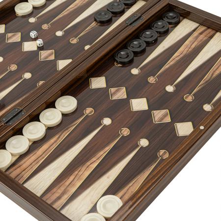 Луксозна табла Marquetry L Tabla®, 42 см, с геометрични орнаменти - Image 3
