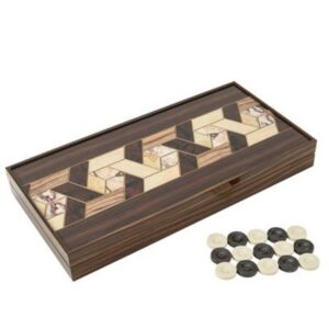 Луксозна табла Marquetry XXL Tabla®, 50 см, с геометрични орнаменти