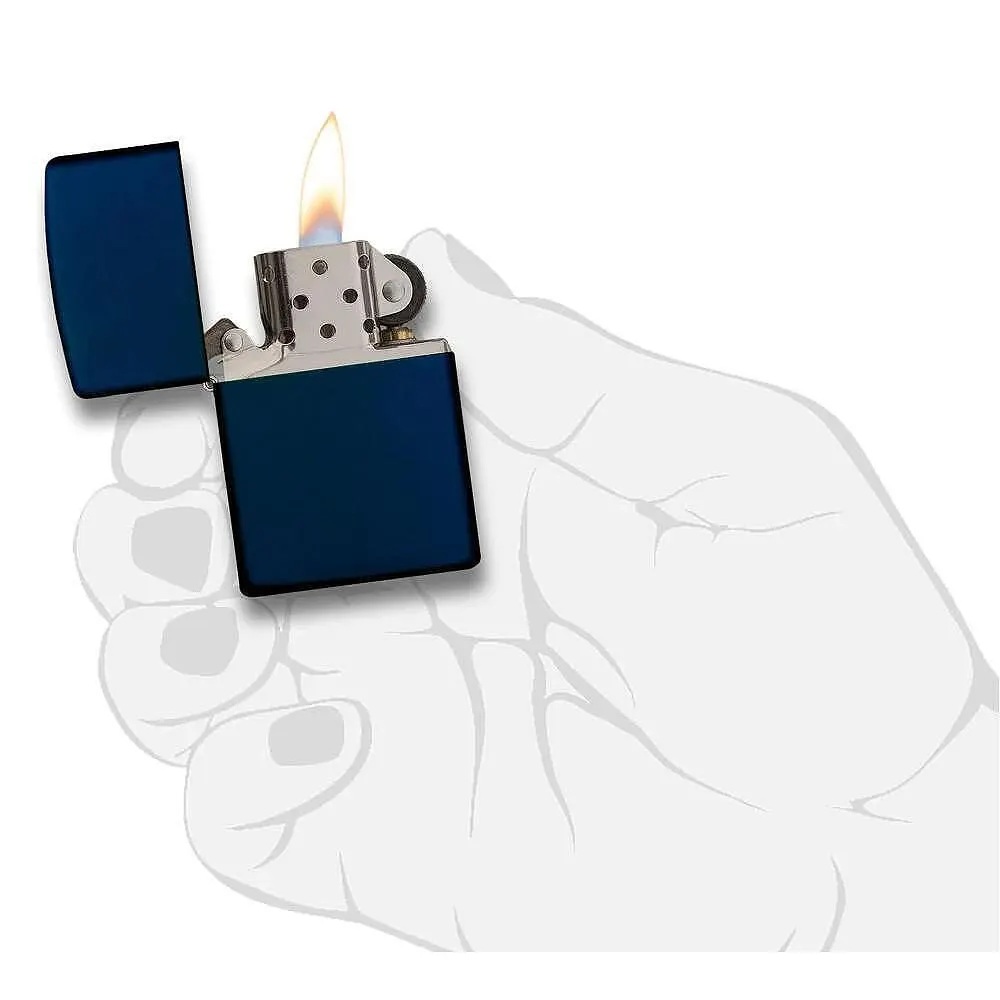 Запалка Zippo 239 Navy Matte - Image 3