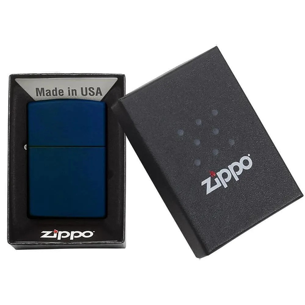 Запалка Zippo 239 Navy Matte - Image 4