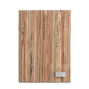 Бележник Nature Straw A5, със сламена корица и метална плочка за гравиране