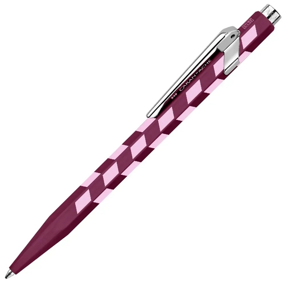 Химикалка Caran d'Ache 849 Mosaic, Garnet Red - Image 2