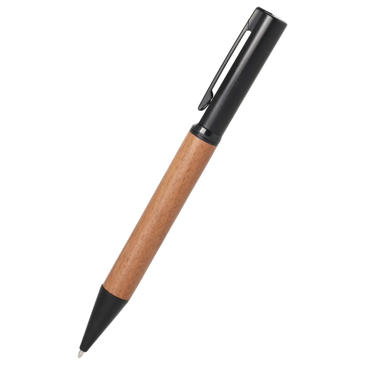 Метална химикалка WoodLine Black, с дървен захват - Image 3