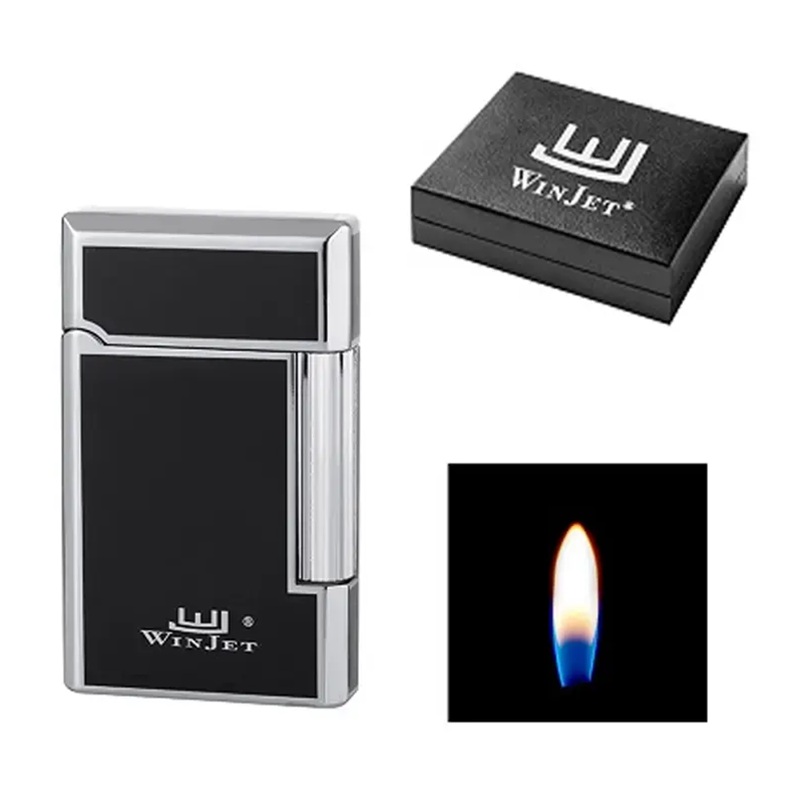Луксозна запалка WinJet Premium, Black & Silver - Image 2